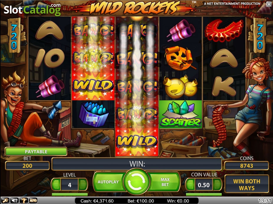 Wild rockets slot review